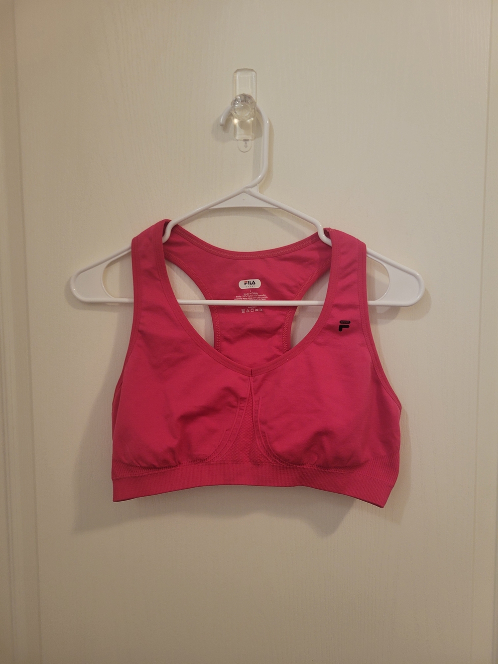 Fila Hot Pink Racerback Sports Bra